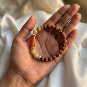 Pisces Energized Rudraksha Bracelet