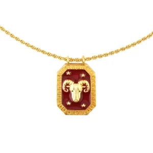Aries Lucky Gemstone Pendant