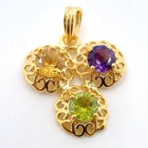 Taurus Lucky Gemstone Pendant
