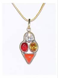 Cancer Lucky Gemstone Pendant